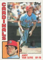 1984 Topps Andy Van Slyke Rookie Card