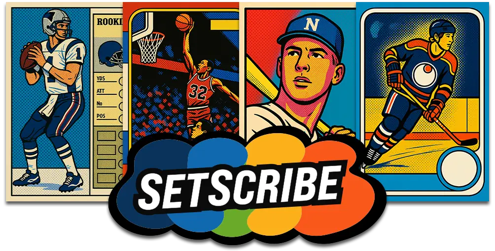 SetScribe sports card collection app interface